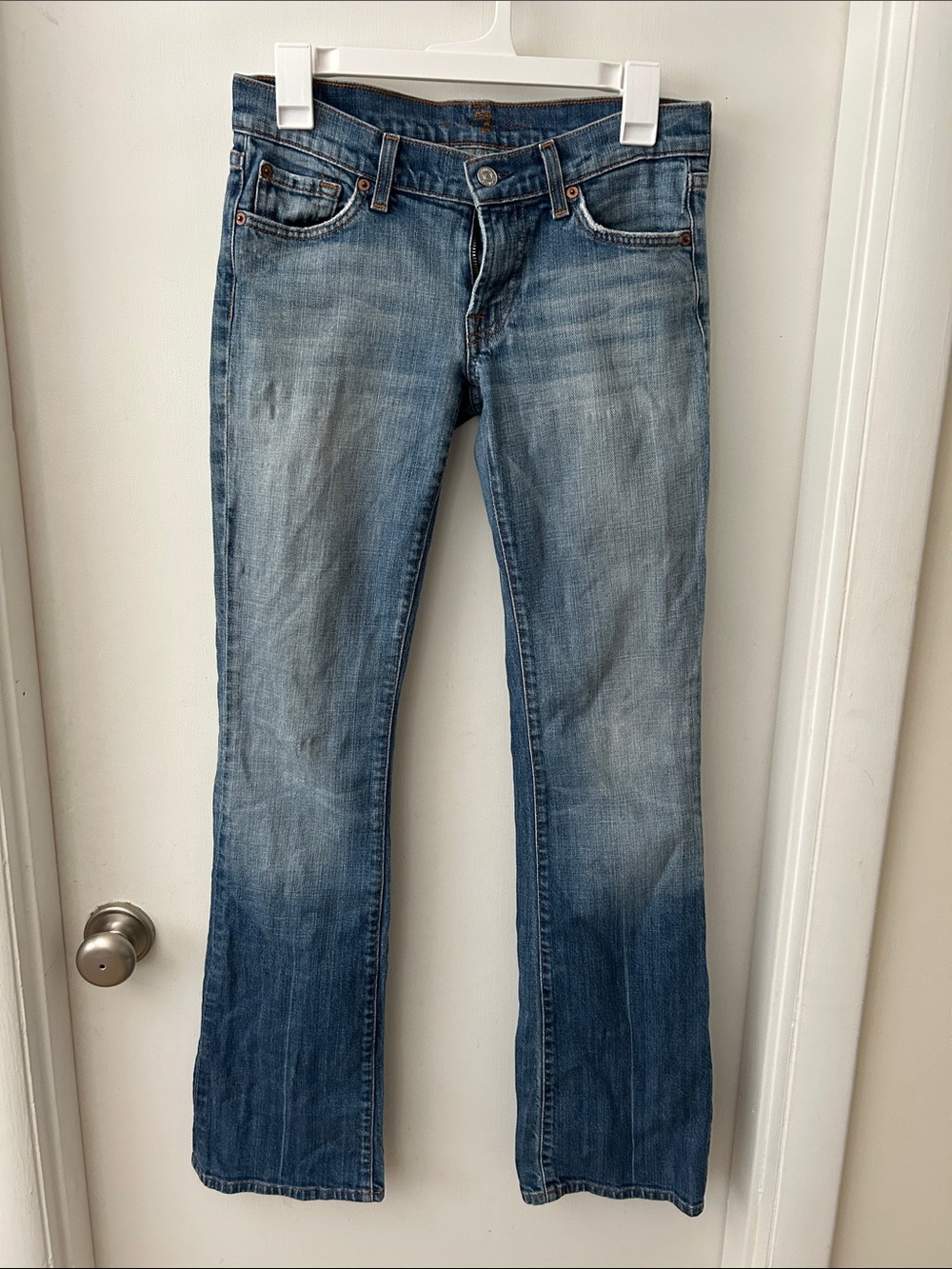 7 For All Mankind Light Blue Bootcut Jeans
